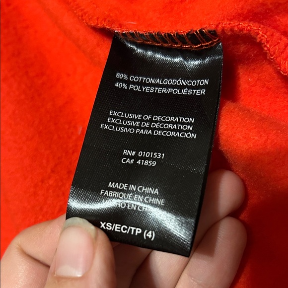 Marvel Spiderman Hoodie - Red and Blue - 4T - Picture 6 of 7